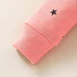 Baby Girl Boy Moon Long-sleeved Onesie Autumn Hooded Climbing Rompers