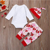 Baby Girl Long Sleeve Valentine's Day Spring 3 Pcs Set