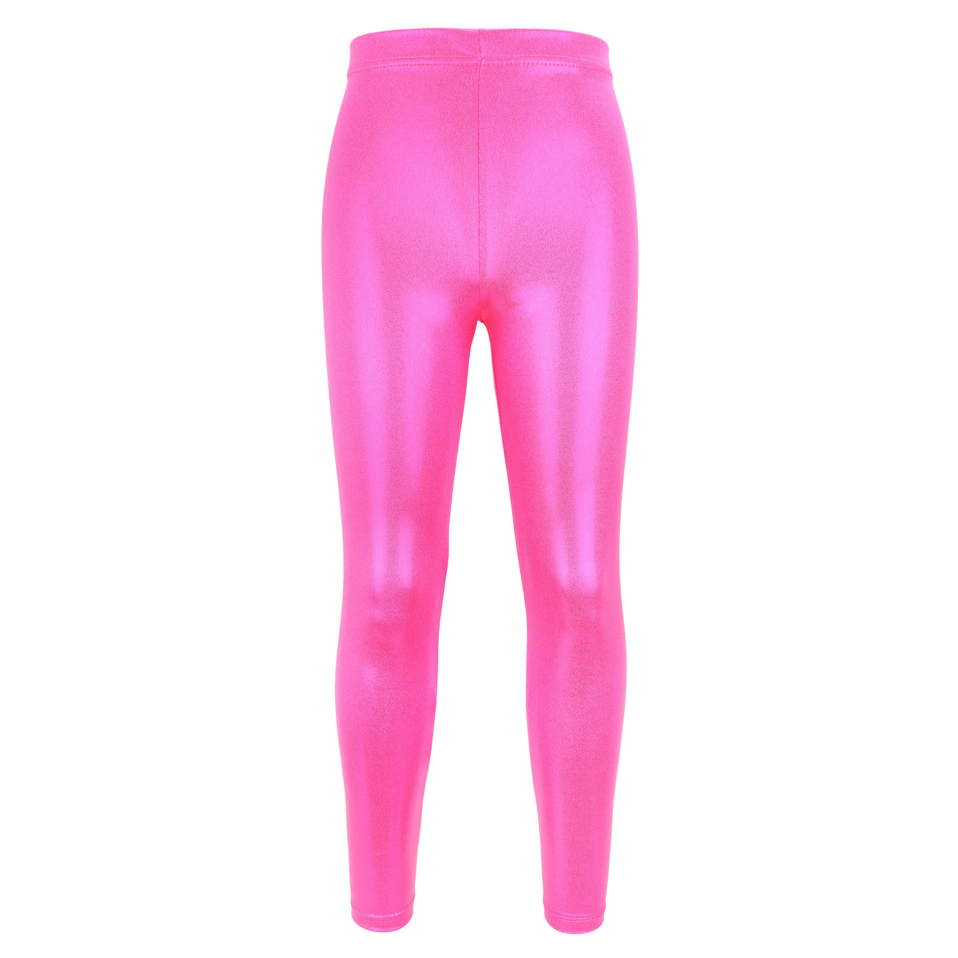 Kid Girl Dance Bright Gold Stamping High Elastic Breathable Yoga Pants