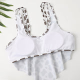Family Matching Mother-daughter Split Bikini Leopard Print Sexy Swimsuit