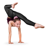 Kid Girl Dance Bright Gold Stamping High Elastic Breathable Yoga Pants