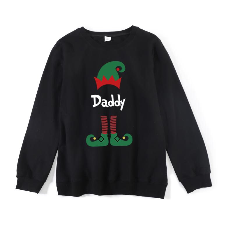 Family Matching Christmas Creative Cartoon Printing Shirts