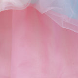 Kid Baby Girls Summer Unicorn Frozen Princess Elsa Rainbow Mesh Dresses