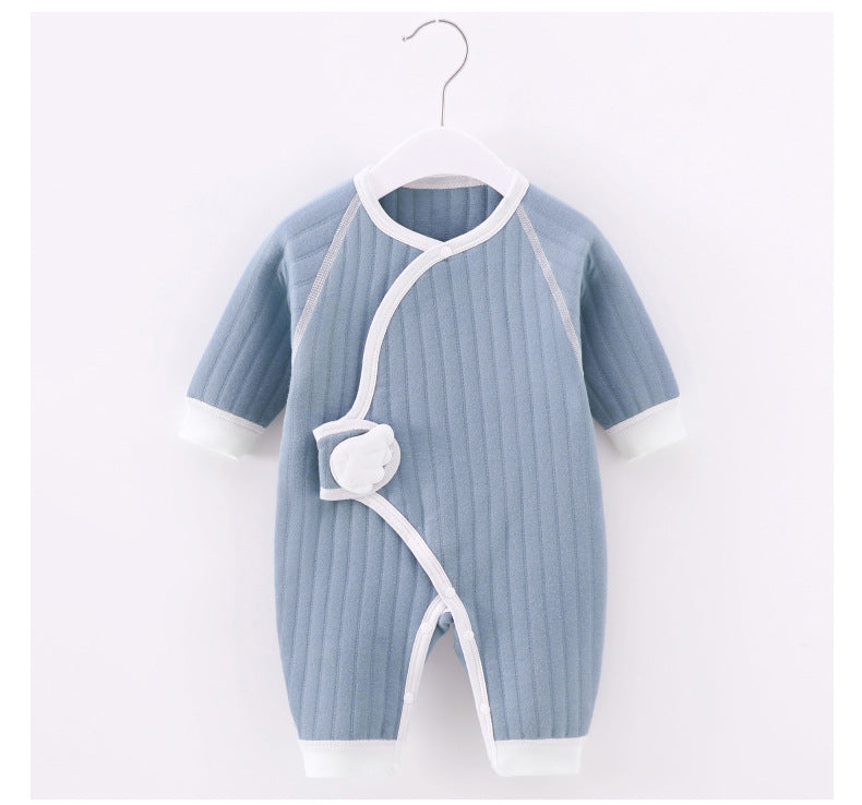 Baby Onesie Warm Butterfly Autumn Winter Cotton Rompers