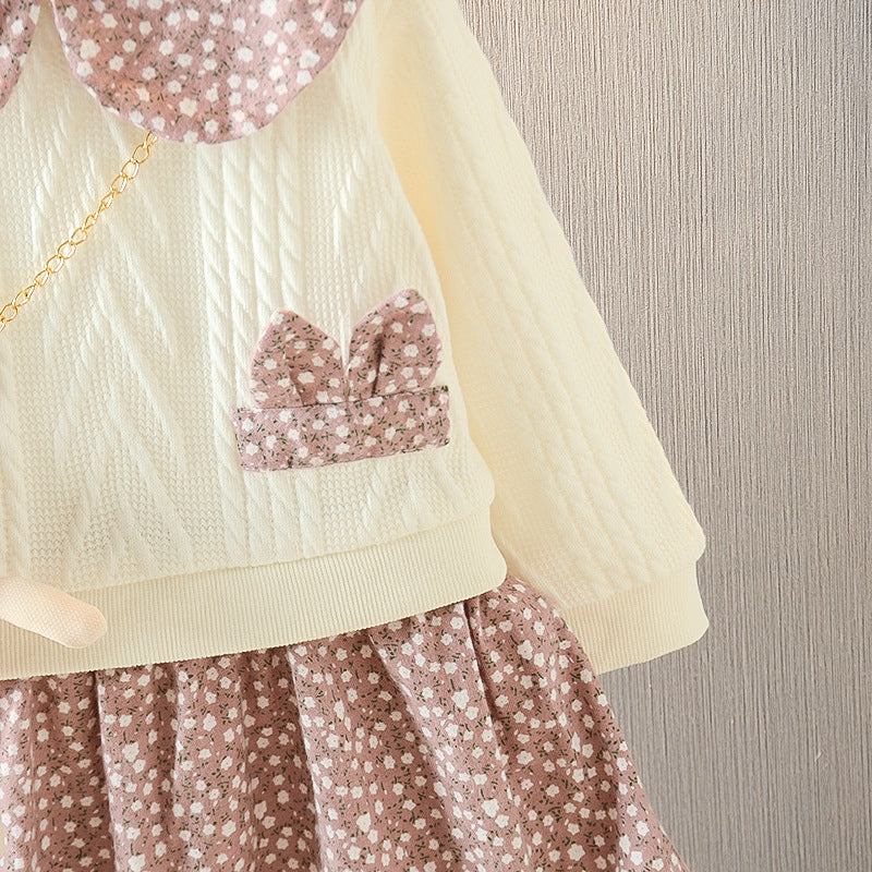 1-6Y Kid Baby Girl Cute Bunny Sets 2 Pcs