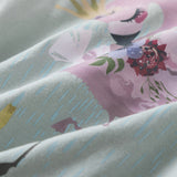 Kid Baby Girls Cotton Casual Summer Flamingo Print T-Shirt