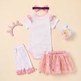 Easter Baby Suit Haki Set 4 Pcs