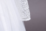 Kid Girl Flower Wedding Lace Gauze Dresses 3-12T