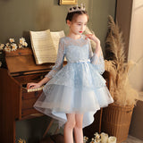 Autumn Spring Kids Girl Princess Formal Dresses