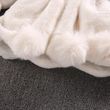 Kid Baby Girls Autumn Winter Woolen Imitation Fur Wool Thickened Jacket Coats