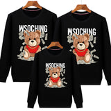 Family Matching Parent-child Fashion Uniform Sports Hoodie