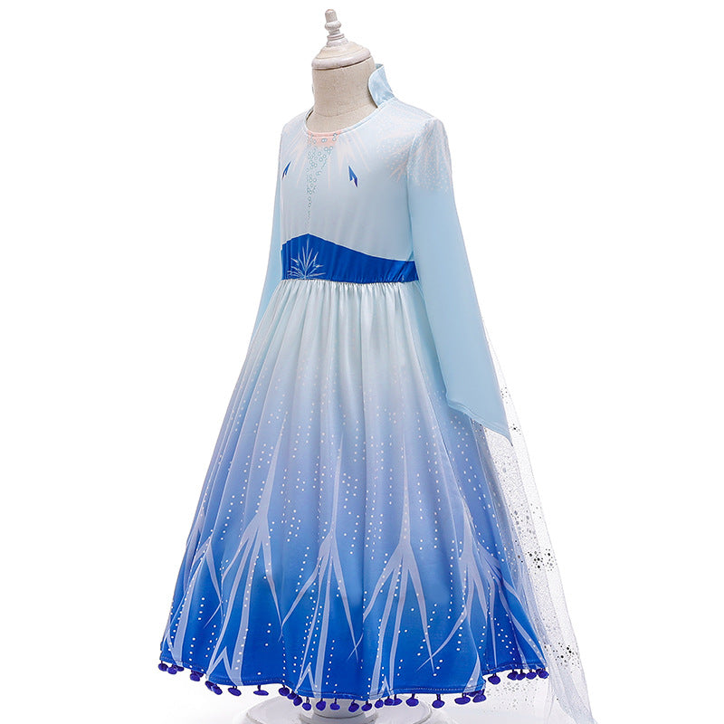 Kid Girl Scout Frozen Princess Elsa Dress