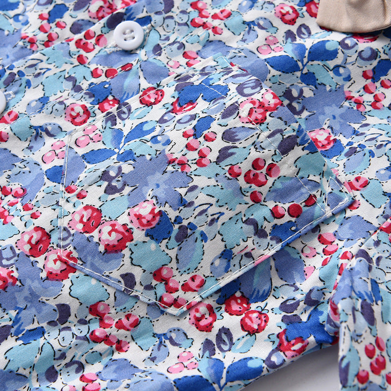 Kid Baby Boy Suit  Long Sleeves Print Fashion 2 Pcs Sets