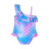 Kid Girls Swimsuit Mermaid Bathing Vacation Swimwear