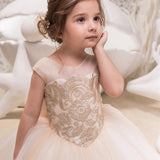 Kid Baby Girl Tuxedo Trailing Gown Piano Performance Dresses