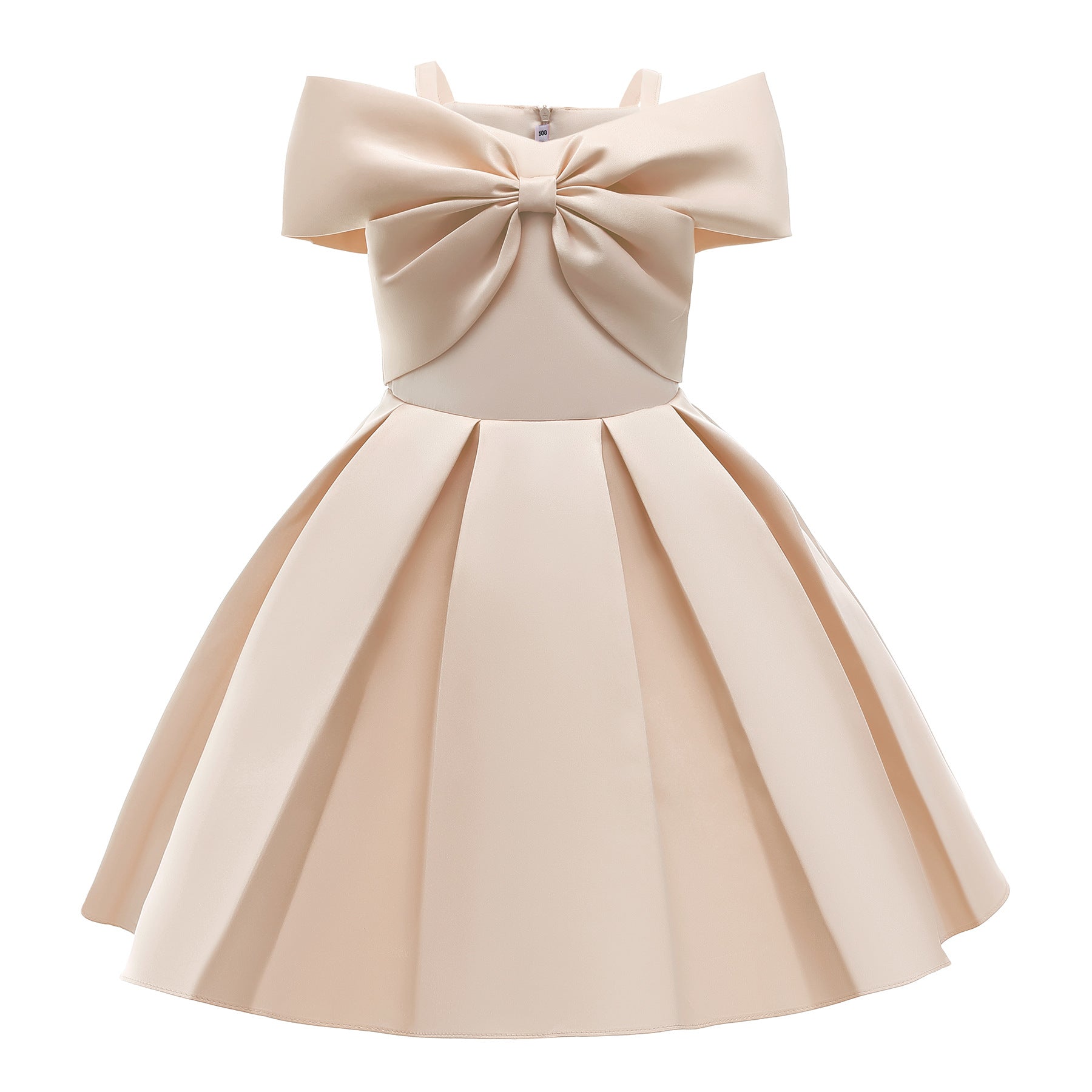 Kid Girl Pink Summer Suspender Princess Dresses