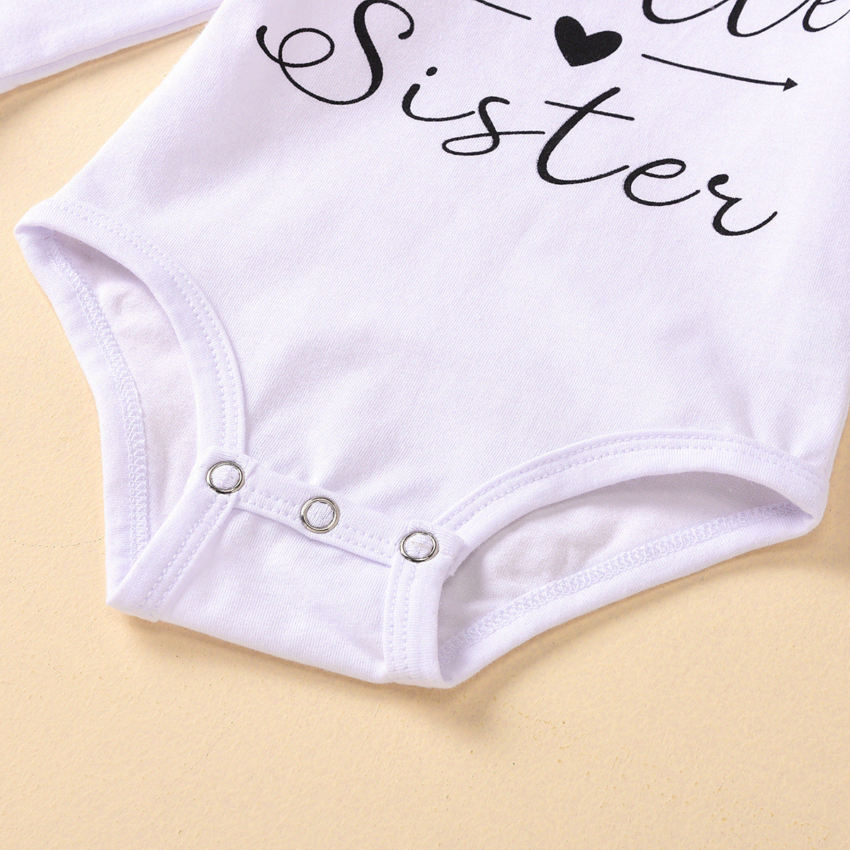 Spring Baby Girl Valentine's Day Set Long Sleeve Fart 3 Pcs
