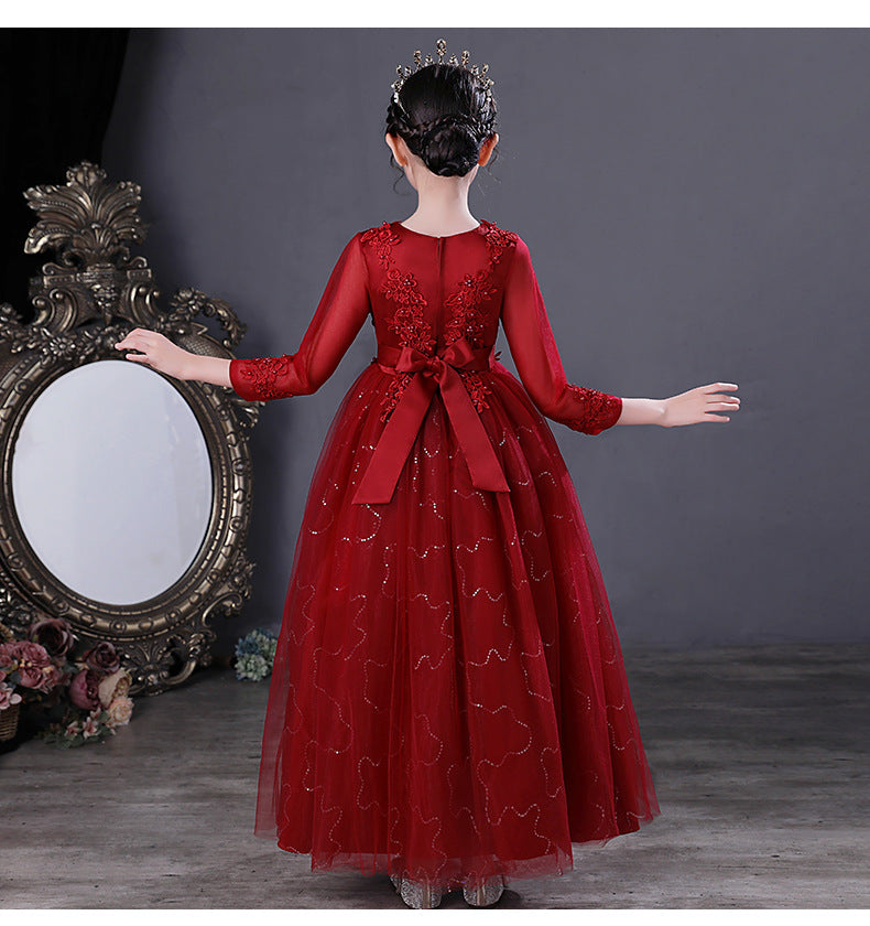 Kid Girl Princess Party Performance Costumes Dress