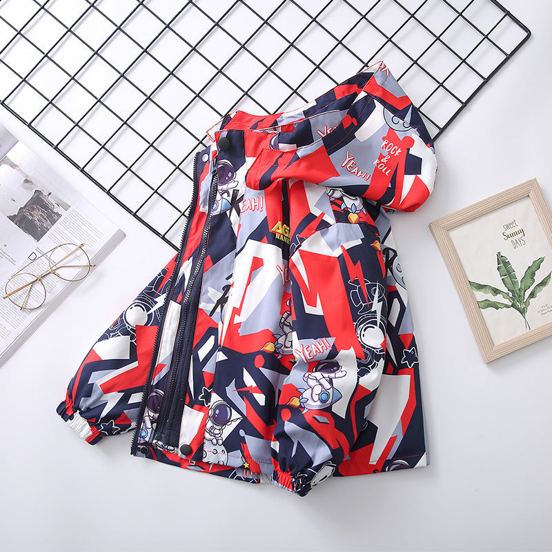 Kid Boy Stormcoat 3-in-1 Detachable Extra-thick Autumn Outdoor Windbreaker Coats