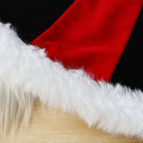 Kid Baby Girl Christmas Silver Fox Velvet Dresses