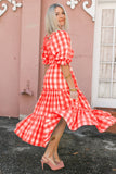 Family Matching Parent-child Bohemian Long Square Collar Dresses