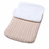 Baby Fleece Sleeping Thickened Knit Warm Wool Trolley Pajamas