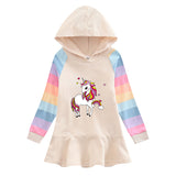 Kid Baby Little Girl Unicorn Cartoon Dresses