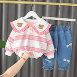 Kid Baby Girl Western Casual Fashion 2 Pcs Set
