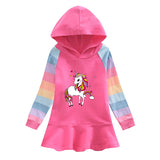 Kid Baby Little Girl Unicorn Cartoon Dresses