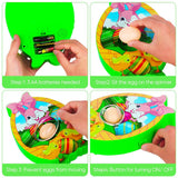 DIY Kid Toy Gift Hand-painted Set Electric Rabbit Easter Egg Drawing Machine
