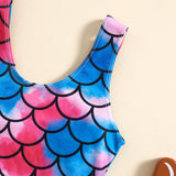 Baby Girls One-piece Summer Seaside Beach Wind Swimsuit