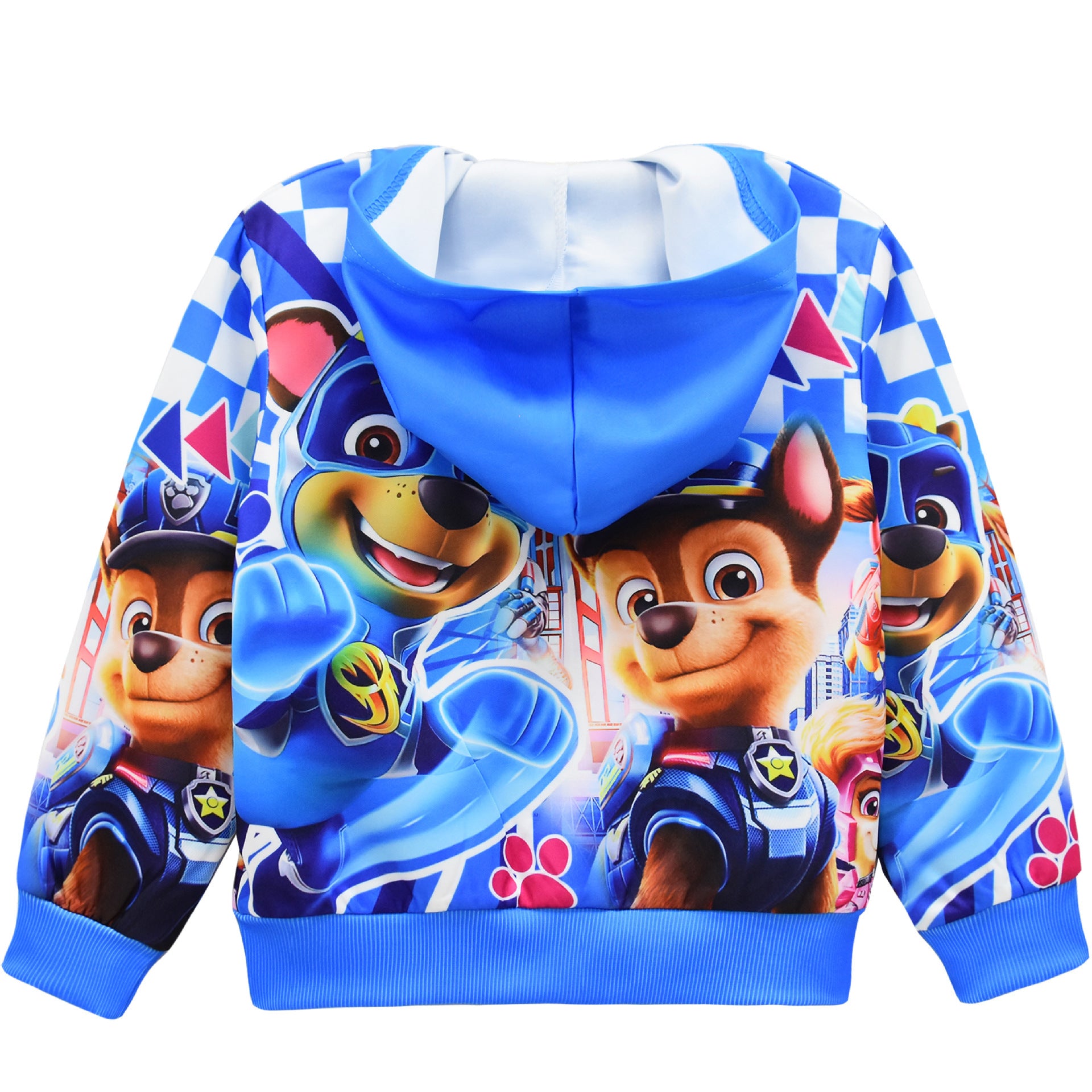 Kid Baby Boy Girl Dog Patrol Team Woof Zipper Hooded Cartoon Coats