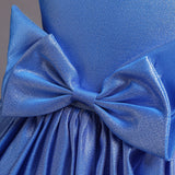 Kid Girl Bow Princess Christmas Party Pompous Birthday Dresses