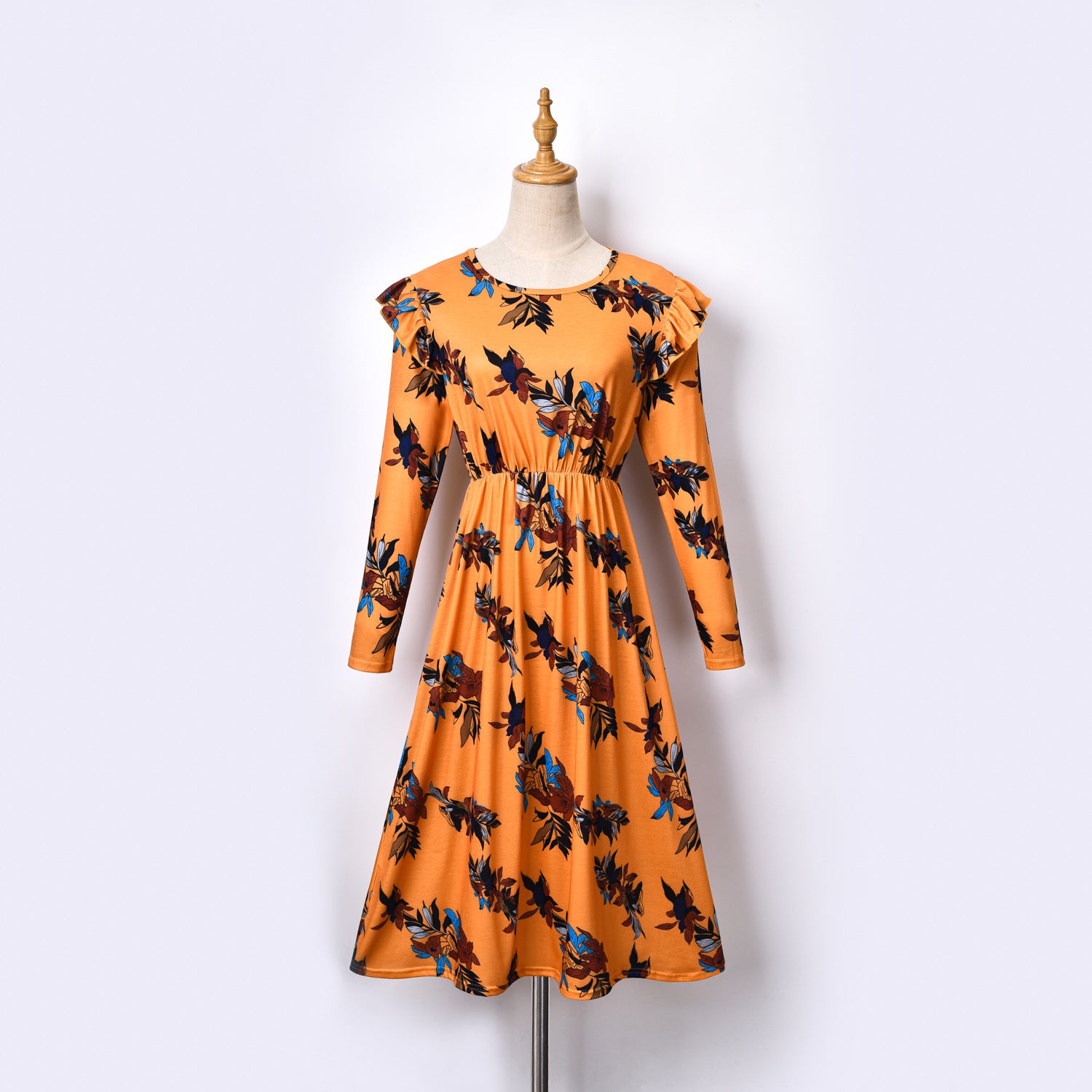 Family Matching Parent-child Mother-daughter Short Sleeve Printed Dress