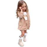 Kid Baby Girl Long Sleeve Windbreaker 2 Pcs Set Outfits