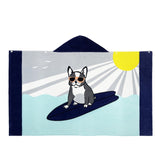 Baby Boy Girl Hooded Bath Towel Cartoon Microfiber Soft Blanket Pajamas