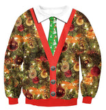 Kid 3D Printed Round Neck Christmas Fashion Hoodie