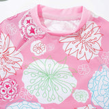 Baby Girls Divided Swimsuit Long-sleeved Briefs Soaking Swimwear