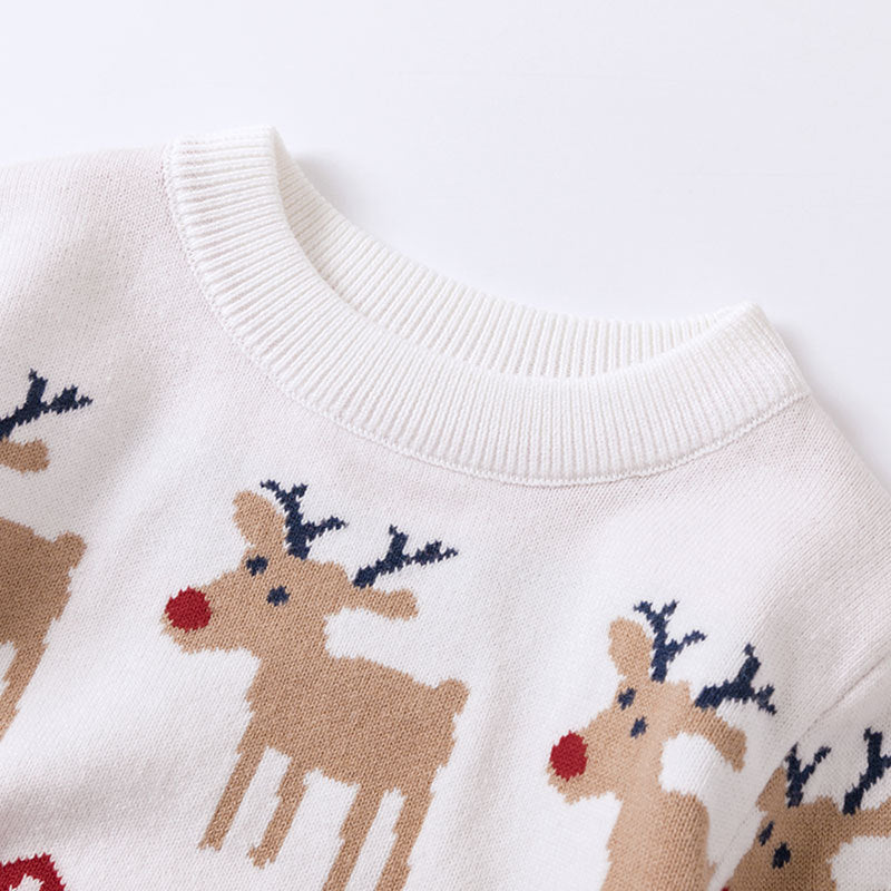 Kid Baby Girl Boy Fawn Cotton Thread Sweater
