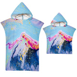 Adult Microfiber Fabric Marble Bath Towels  Bathrobe Cloaks Pajamas