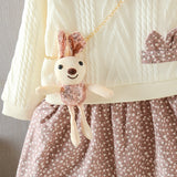 1-6Y Kid Baby Girl Cute Bunny Sets 2 Pcs