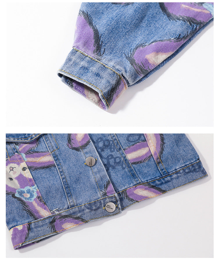 Kid Baby Girl Rabbit Cowboy Spring Autumn Leisure 2 Pcs Sets