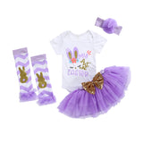 Easter Baby Suit Haki Set 4 Pcs