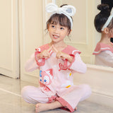 Kid Baby Girl Spring Autumn Pajamas Cute Cartoon Home Wear