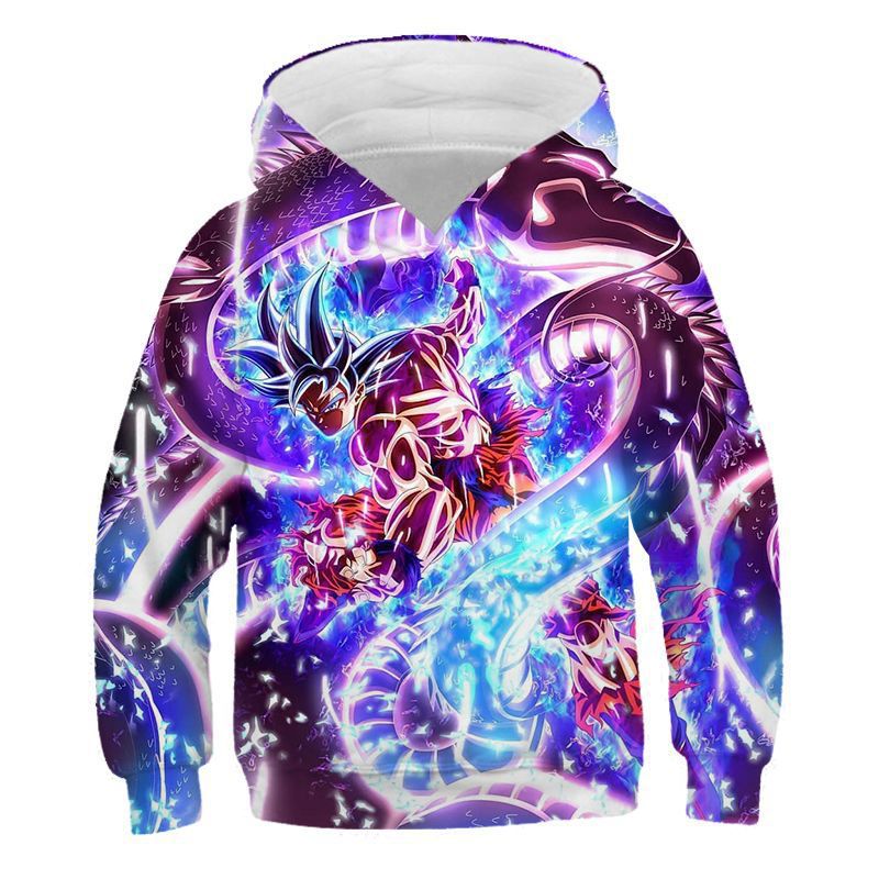 Super Kid Boy Dragon Ball Long Sleeve Hoodie