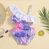 Baby Girls Fishscale One-piece Fashion Swimsuit