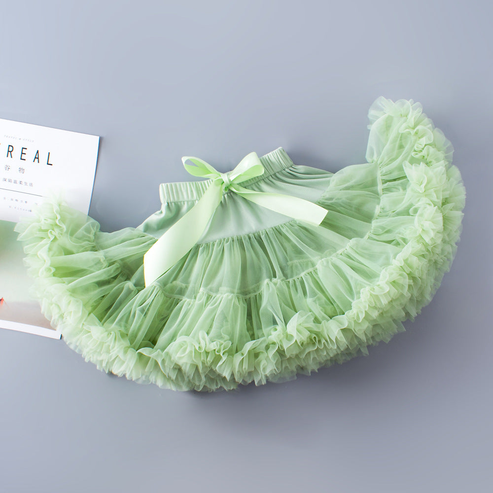 Kid Baby Girl Princess Autumn Winter Pompous Tutu Skirts