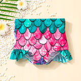 Kid Baby Girl Split Swimming Trunks Swimsuit