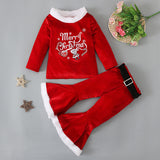Baby Girl Christmas Long Sleeve 3 Pcs Set