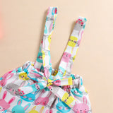 Spring Summer Girls Easter Cartoon Rabbit Pink Cute Braces Set 2 Pcs